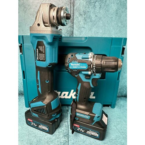 Набор электроинструментов 21В 2в1 2 АКБШуруповерт и болгарка ушмаккумуляторный набор инструментов 11750₽