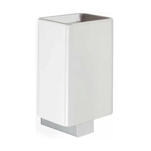 Стакан для зубных щеток Stil Haus Gea GE10(08) настенный, хром/белый