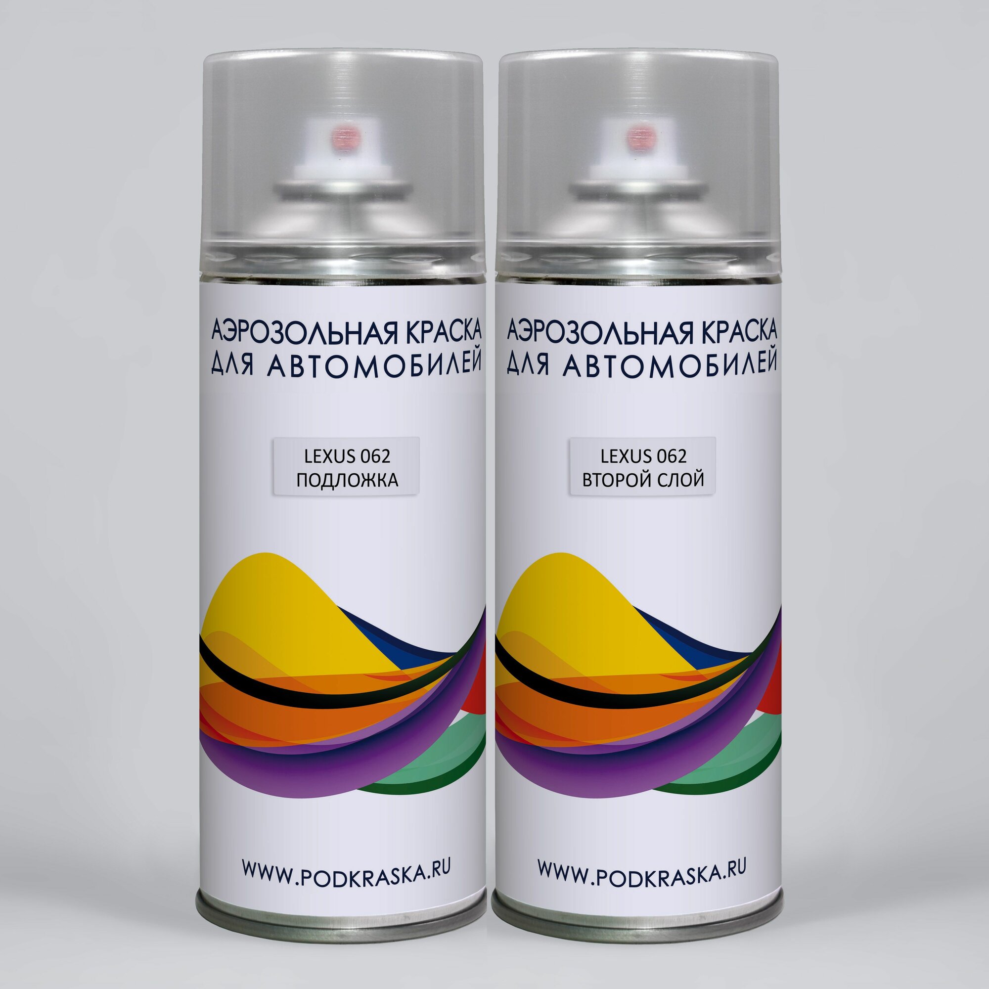 фото Краска по металлу в баллончике 062 Lexus Белый перламутр, Crystal White, 400 мл