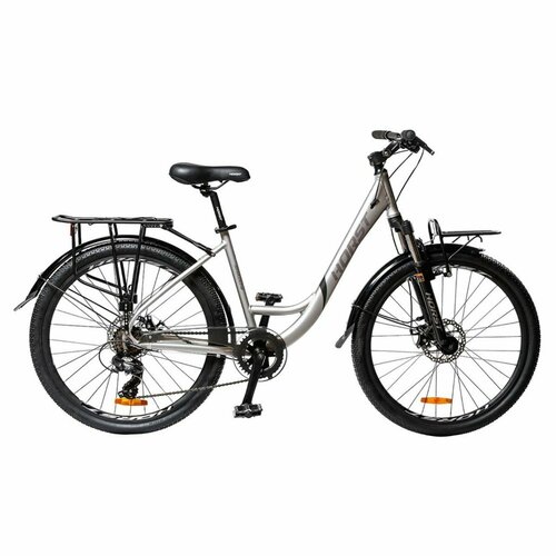 Велосипед взрослый городской HORST Shadow рама 17 2024 года серый 39200₽