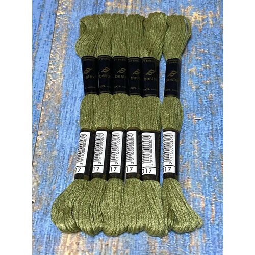 Набор ниток мулине Bestex нитки для вышивания и рукоделия вышивка крестом мулине