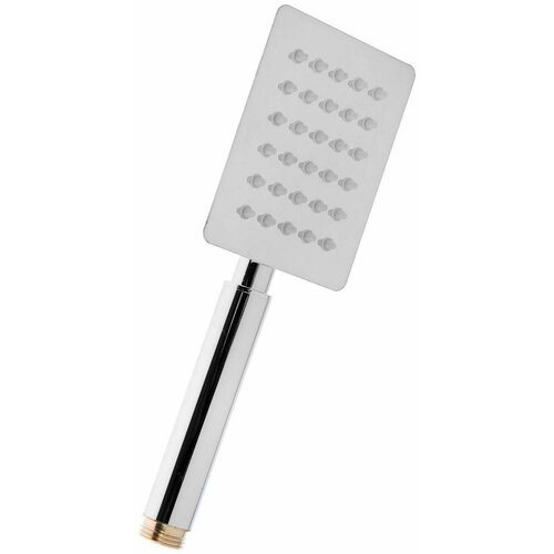 Душевая лейка прямоугольная 1 режим полированная нержавеющая сталь 542₽