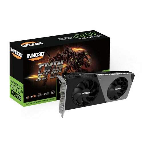 Видеокарта INNO3D RTX 4070 Ti Super Twin X2 OCRTX4070Ti Super HDMI DP3 12G D6X N407TS2-166XX-186156N 161209₽