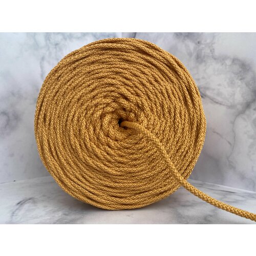 Полиэфирный шнур 5мм с сердечником, Абрикос 200м