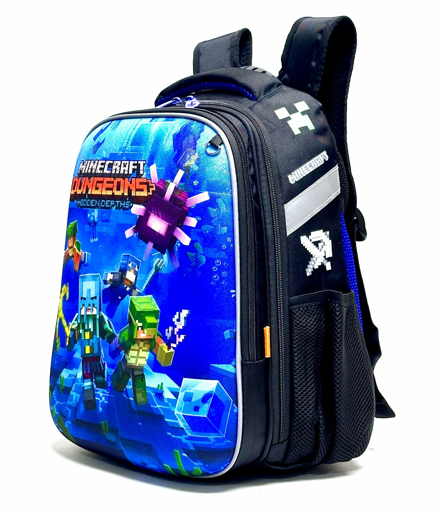 Рюкзак " Школьный", для школьников, анатомическая спинка, водоотталкивающий — фото 1