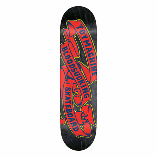 Дека для скейтборда Toy Machine banner red, размер 8.25x32