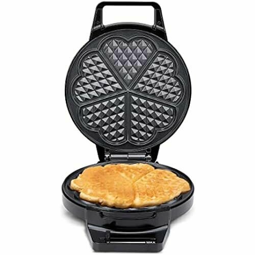 Alpina Вафельница в форме сердца вафельница вафельница с антипригарным покрытием бельгийская вафельница на 5 вафель вафельница 1000 Вт вафельница маленькая черная 1120700₽