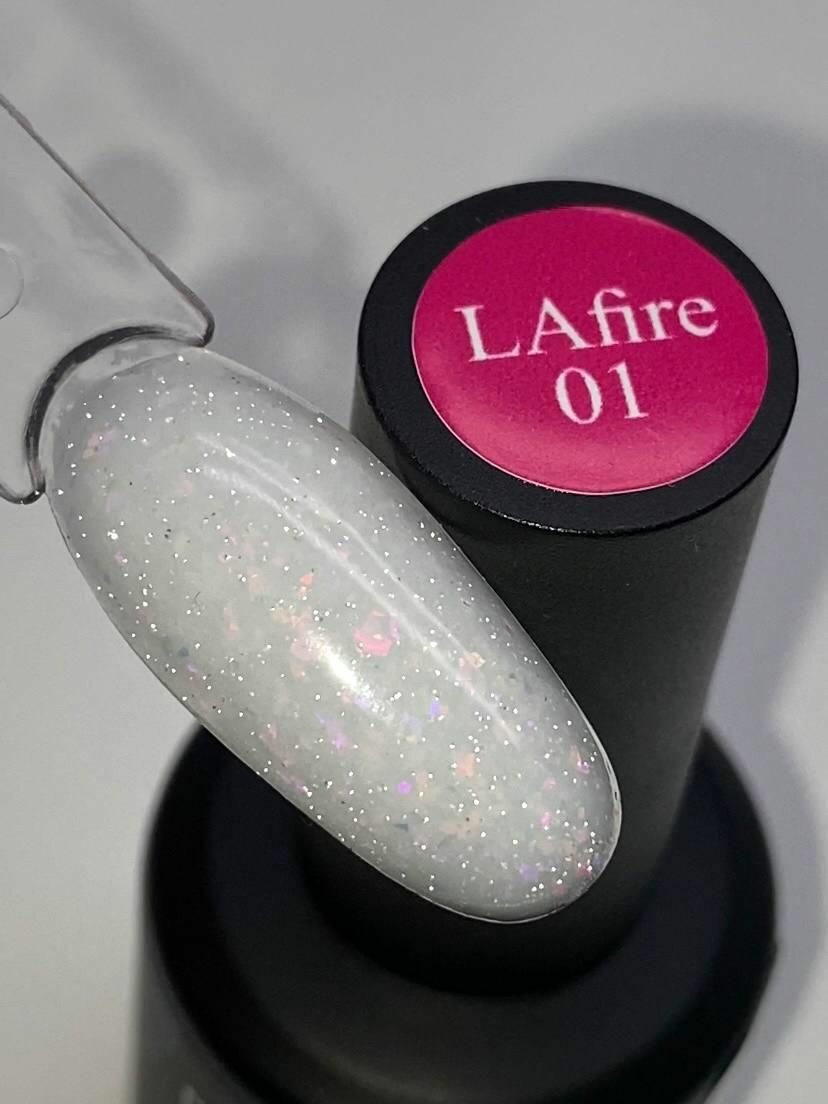 Жидкий акрил светоотражающий LAfire-01 TopShopNails, 15мл