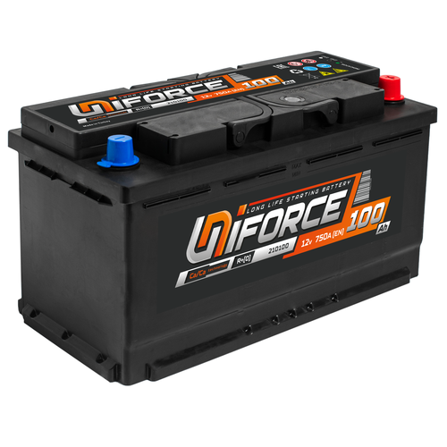 Автомобильный аккумулятор UNIFORCE 100R+ (арт. 210100)