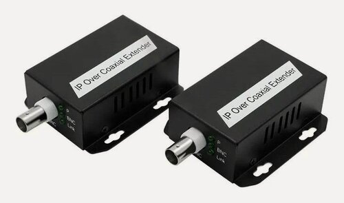 Изображение товара Комплект передачи Fast Ethernet (100Mbps) по коаксиальному кабелю или витой паре IP-902S