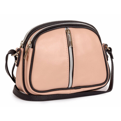 фото Сумка кросс-боди sefaro, фактура гладкая, розовый
