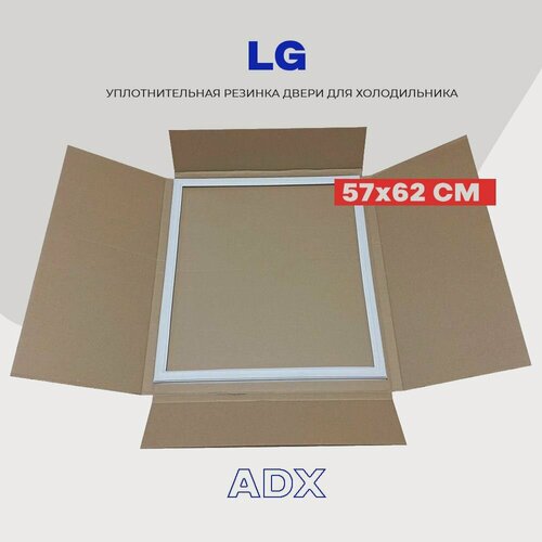 Изображение товара Уплотнительная резинка для двери холодильника LG - 57 x 62 см / Профиль в паз: H19.5мм, W29мм