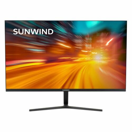 27" Монитор игровой SunWind SM-27FI223, 1920x1080, IPS, 100Гц, 1хHDMI, 1хDP, черный [sm27sb03]