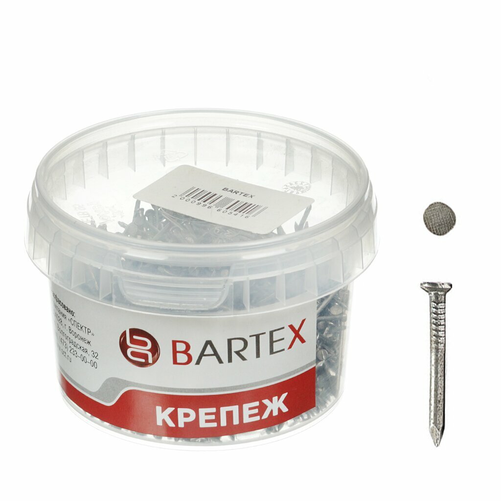 Гвоздь строительный диаметр 1.6х25 мм 0.3 кг в банке Bartex