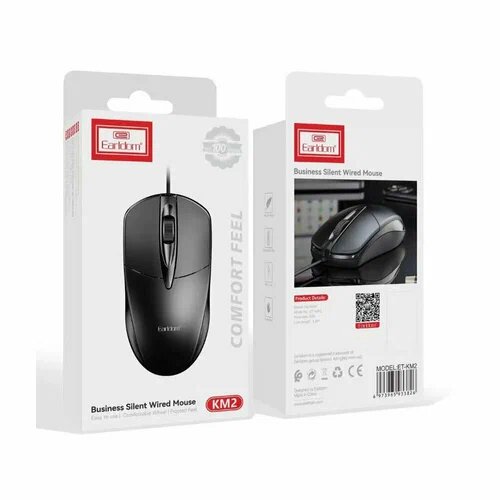 Компьютерная мышь Earldom КМ2, для правой и левой руки, проводная — фото 1