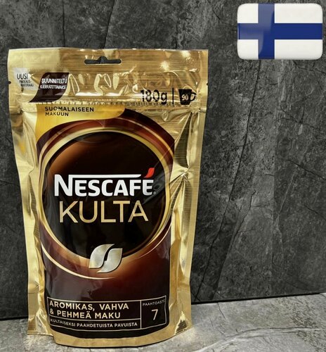 Изображение товара Кофе Нескафе Культа Nescafe Kulta 180 гр. (Finland)