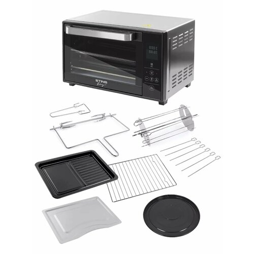 Духовка электрическая шашлычница конвекция 30 л 7179₽