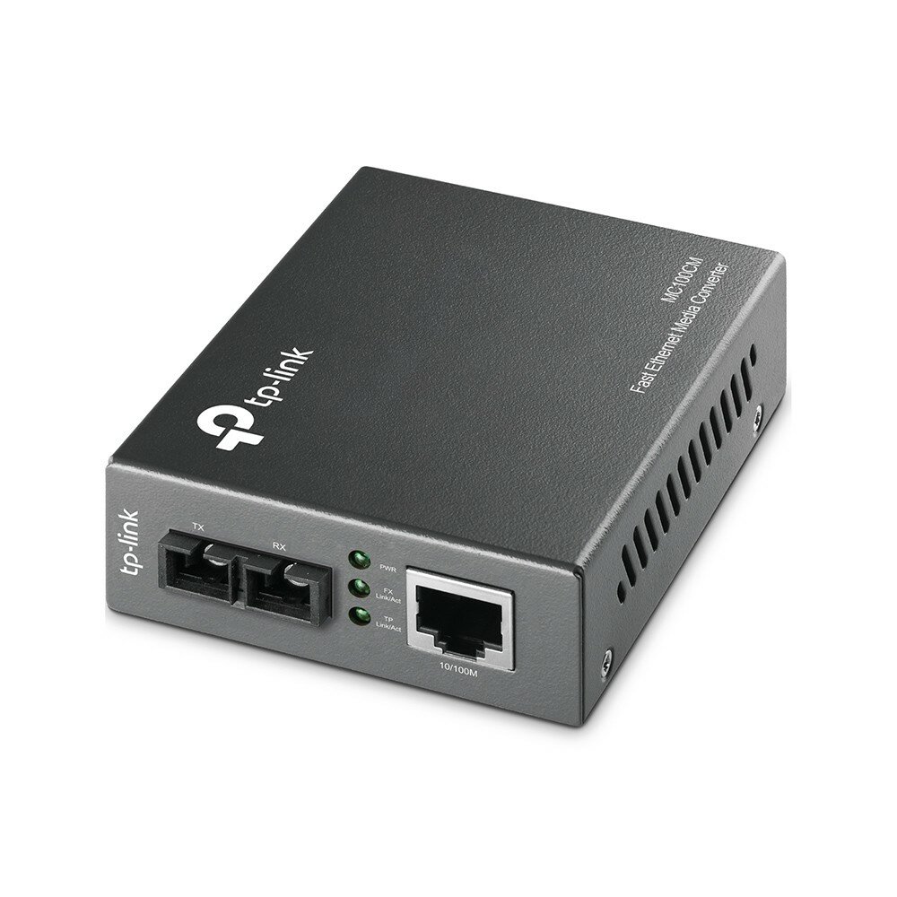 Tp-Link Медиаконвертер MC100CM 100BASE-FX 10 100Base-TX с поддержкой Auto MDI MDI-X