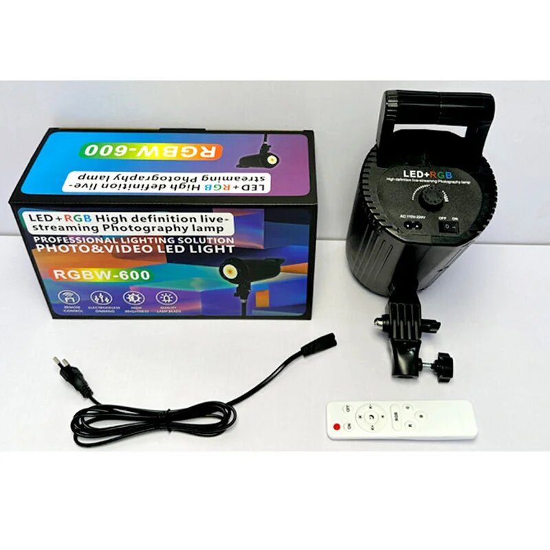 RGB Bowens Mount Софтбокс Пульт дистанционного управления 100 Вт Лампа Глобус Фонарь Шар Диффузор Кольцо Мягкий свет Модификатор Видеосъемка, ONLY RGB LED LIGHT