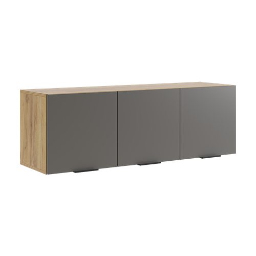 Бери Антресоль трехдверная цвет дуб крафт золотойграфит 5890₽