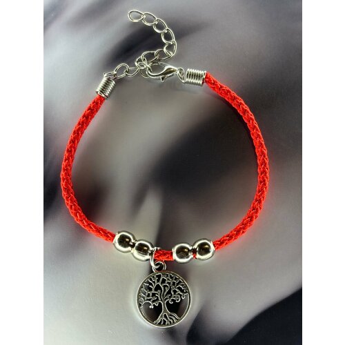 Браслет-нить Китайские традиции, 1 шт., размер 18 см, размер one size, красный