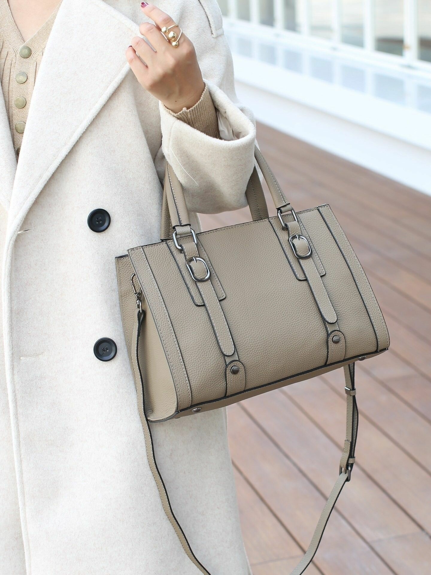 Сумка кросс-боди , фактура зернистая — фото 1