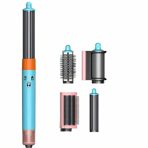 Мультистайлер SenCiciMen X9 4in1 Green 4 насадки ионизация 95C для выпрямления и завивки волос 6172₽