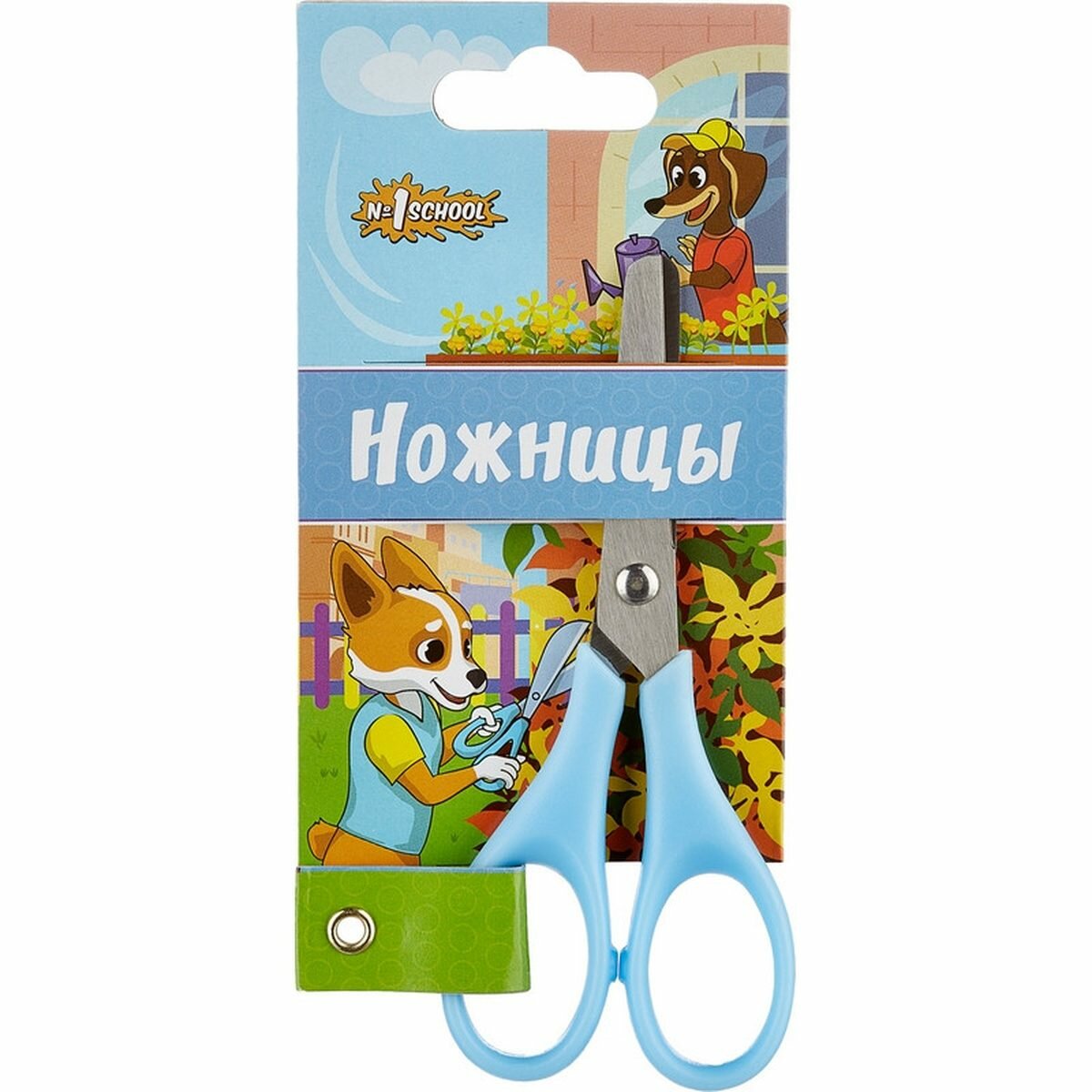 Ножницы детские №1 School "Шустрики", 115мм, классические