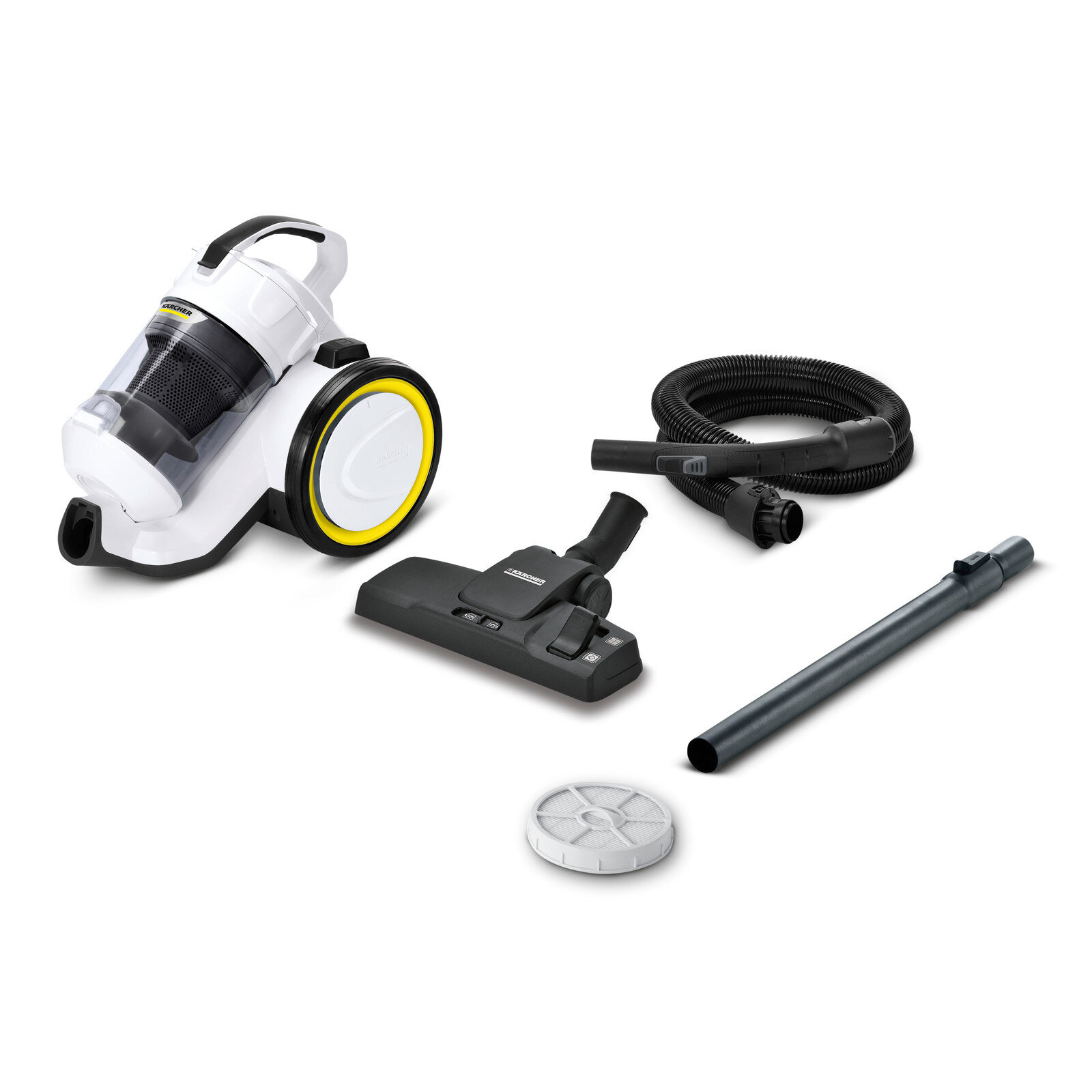 Пылесос Karcher VC 3 Floor, сухая уборка, мощность 700Вт, белый/черный