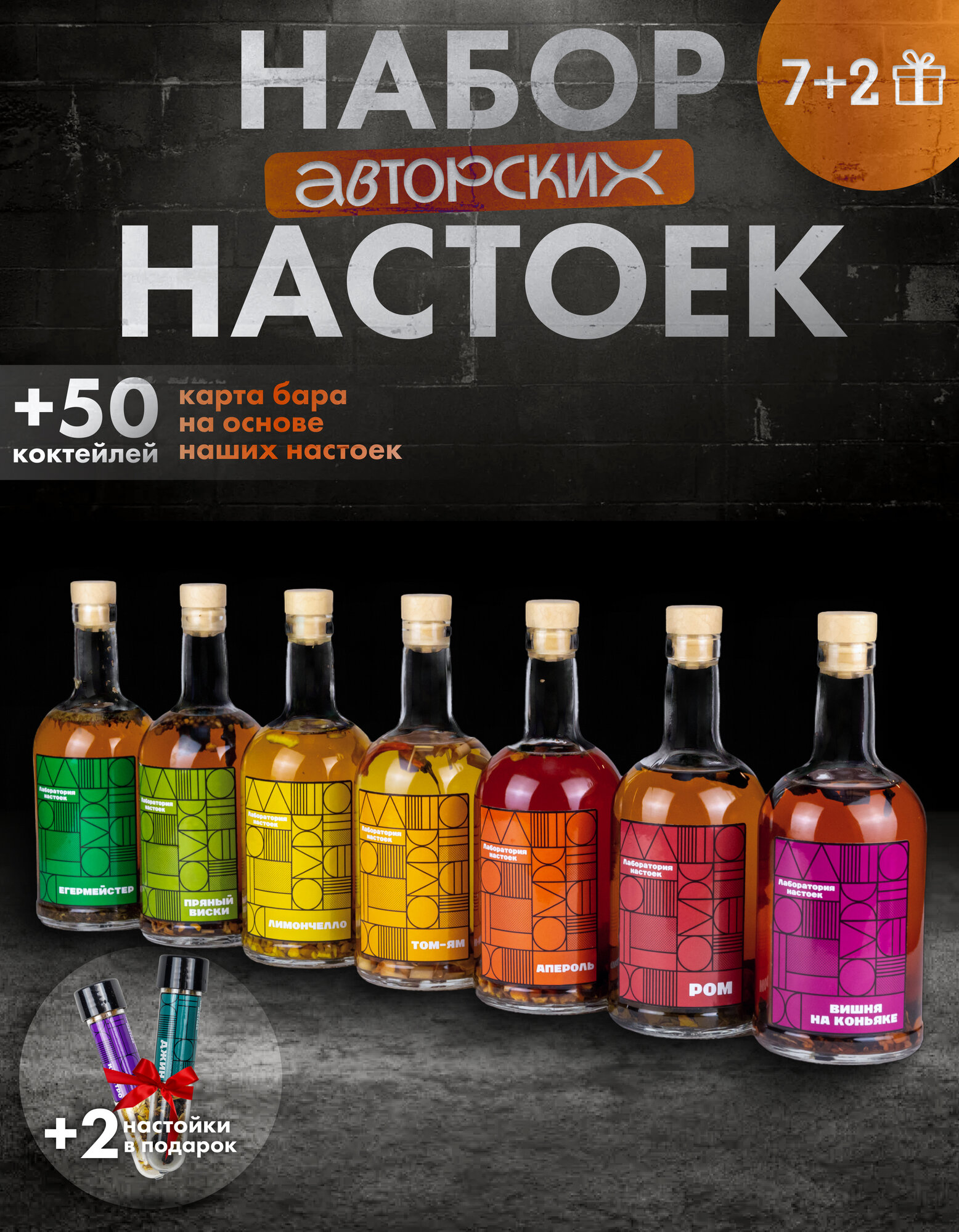 Подарочный набор для настоек. Подарок мужчине и женщине на день рождения. — фото 1