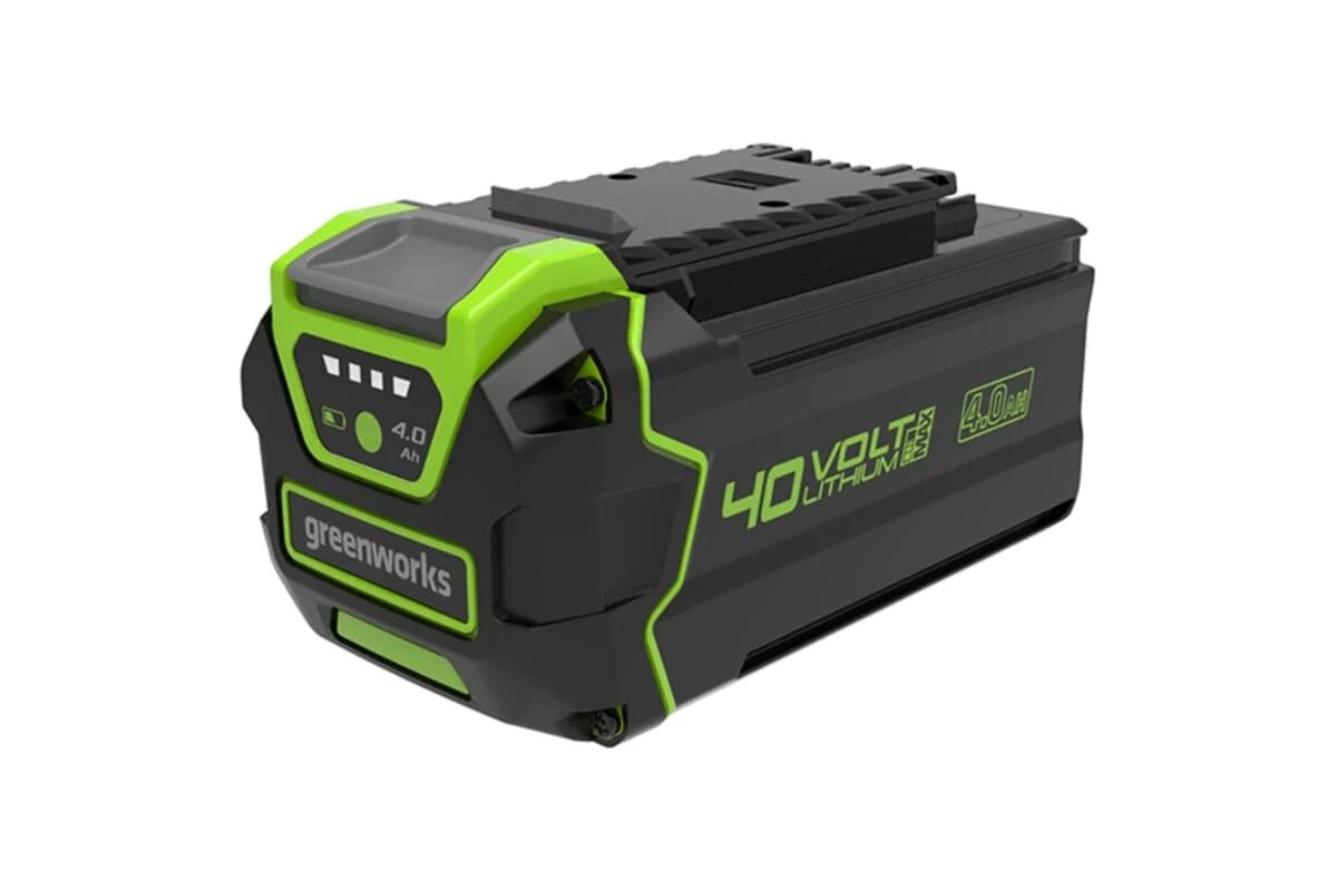 Аккумулятор GREENWORKS G40USB4 40В 4Ач Li-ion слайдер 1шт
