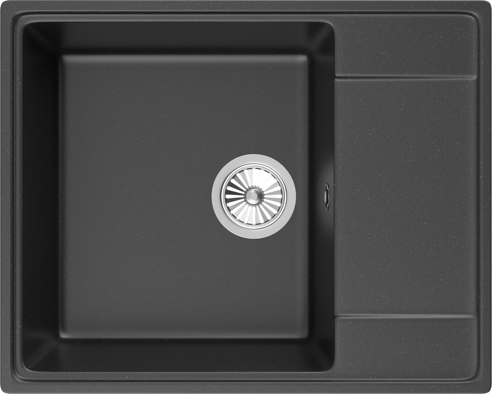 Мойка кухонная Domaci Солерно DP 605-07 уголь - фото №1