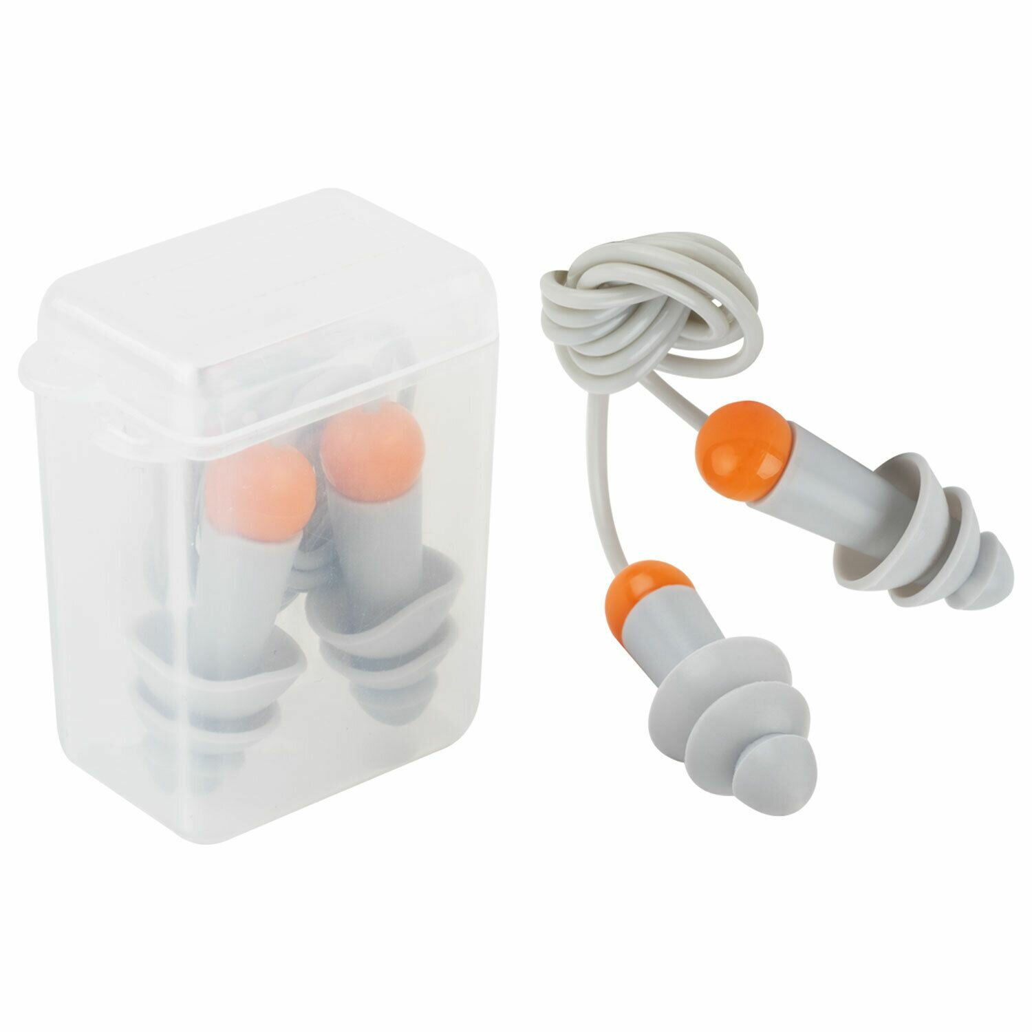 Беруши JETA SAFETY многоразовые, со шнурком, в контейнере SNR 33 дБ, 1 пара, Sonido Max (JEM31)