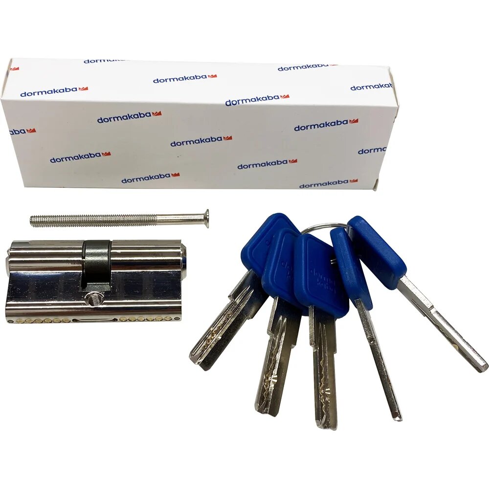 Dormakaba Евроцилиндр с вертушкой CBR-2 PRO 60 (30x30В) никель 8012838