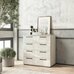 Комод BTS Стандарт-5, ЛДСП, минимализм, бежевый, с ящиками, 80x82,8x46 см
