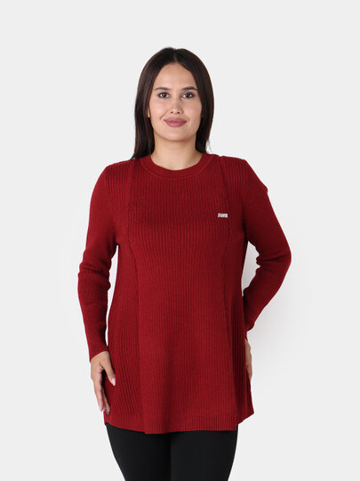 Туника  50, размер One Size, красный