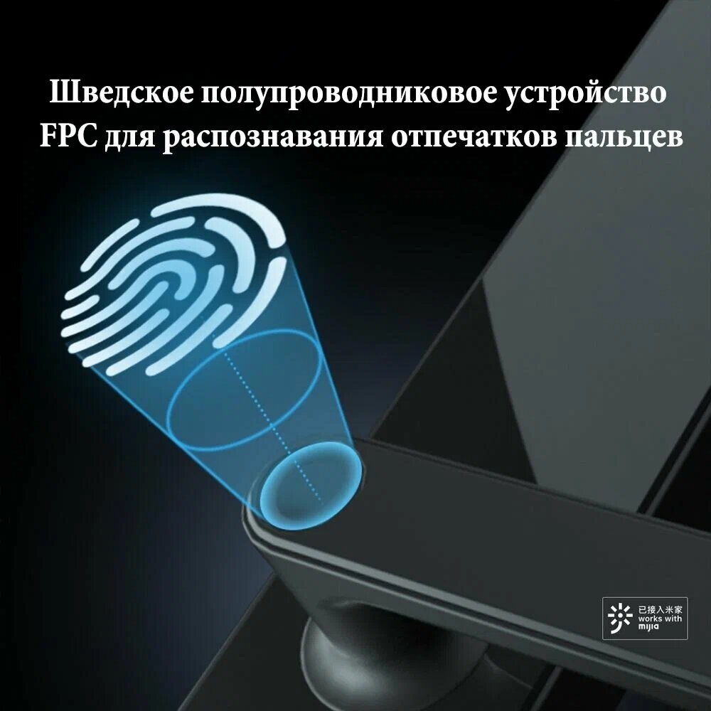 временный гостевой профиль для электронного замка Xiaomi ARC Fish S2 с настройкой в смартфоне