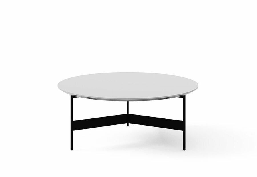 Столик журнальный Трей M серого цвета производства компании Marka