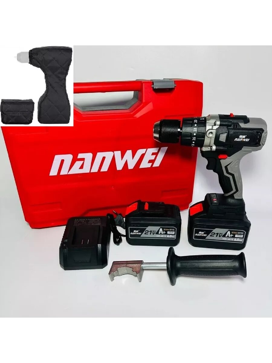 Шуруповерт для зимней рыбалки. Nanwe 528 6 Ач