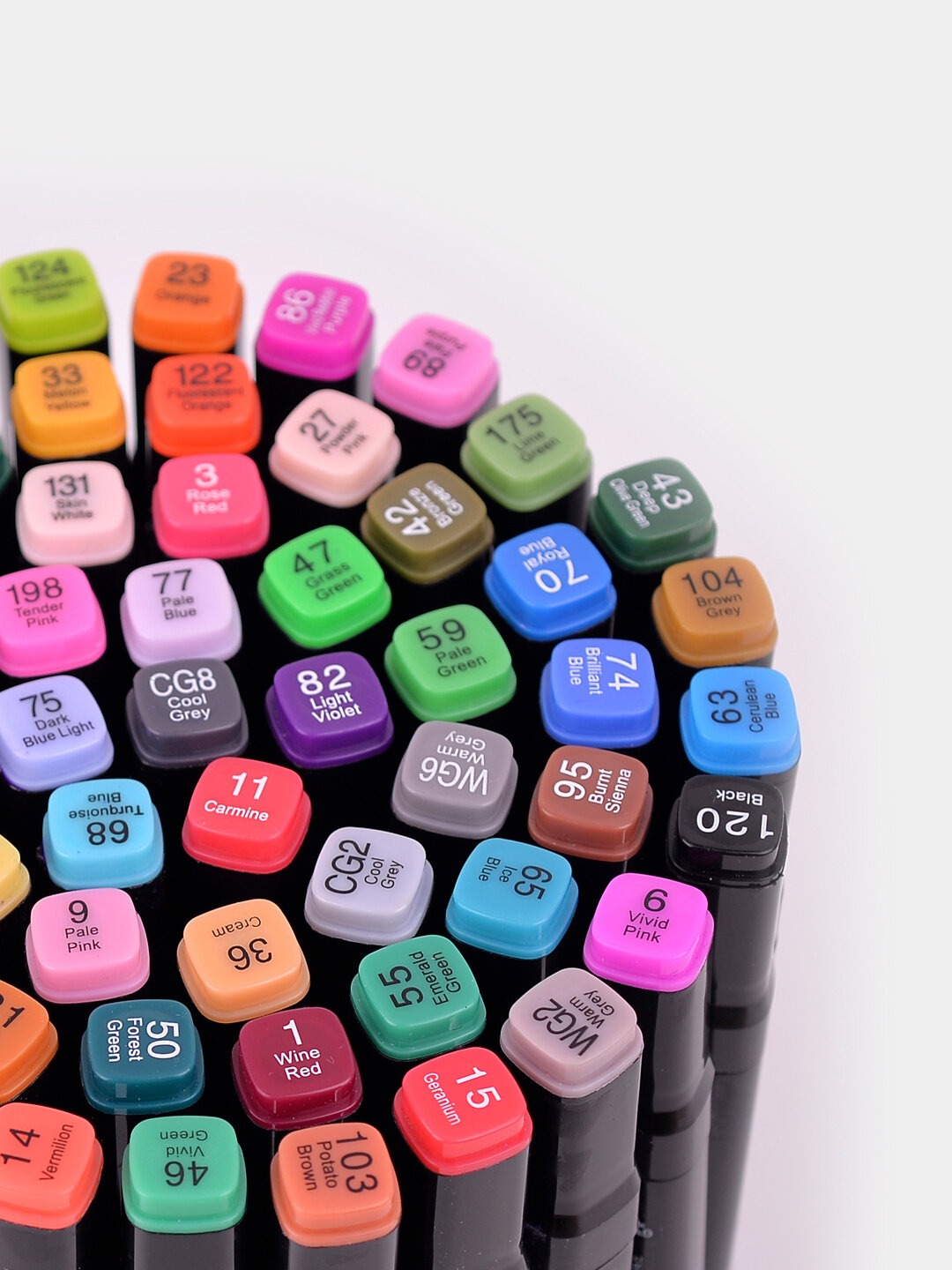 Набор фломастеров Touch, для скетчинга, двусторонние, основа для чернил спиртовая, 60 шт. — фото 1