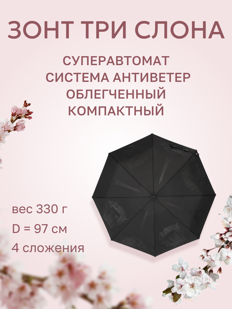 Мини-зонт Три слона 