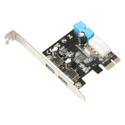 контроллер pci е ks is usb 3 0 x2 ks 576l1 Контроллер USB3.0 KS-is KS-576 PCI-Express на 2 USB Af внешних + 1 внутренний чипсет VIA VL805