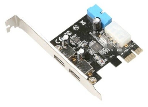 Контроллер USB3.0 KS-is KS-576 PCI-Express на 2 USB Af внешних + 1 внутренний чипсет VIA VL805