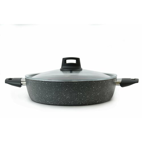 Сковорода-сотейник с крышкой 3 л, 28 см, антипригарное покрытие, НЕ для индукции