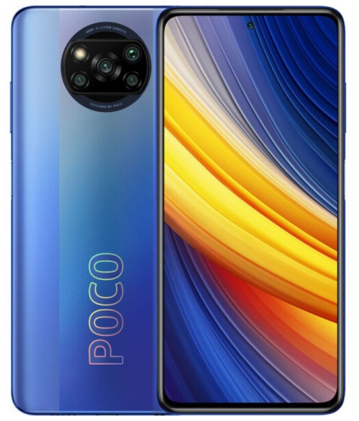 Смартфон Xiaomi POCO X3 Pro 6/128 ГБ Global, синий иней