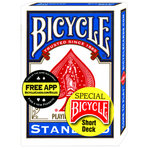 Карты для покера Bicycle Standart Short Deck blue карты bicycle stripper deck blue 1014830