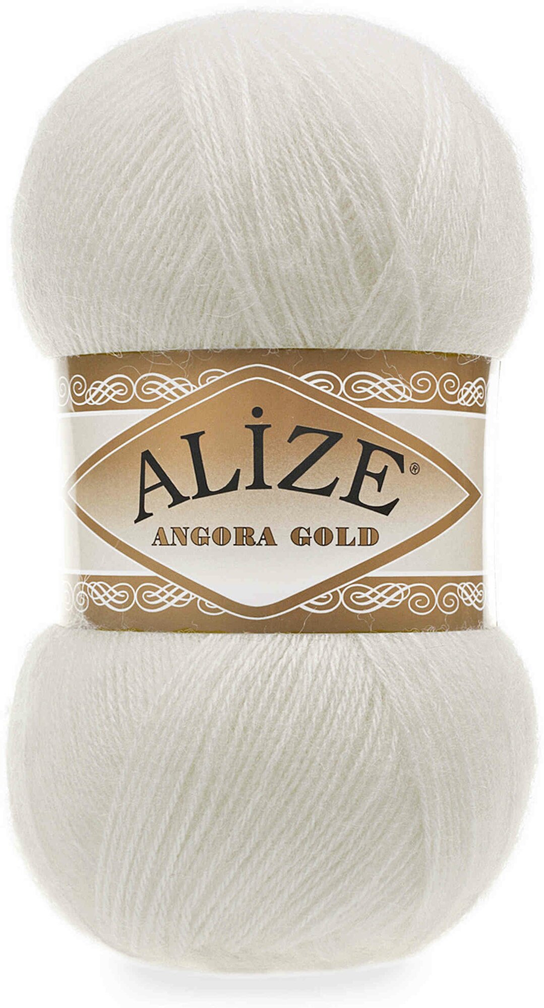 Пряжа Alize Angora Gold жемчужный (450), 80%акрил/20%шерсть, 550м, 100г, 1шт