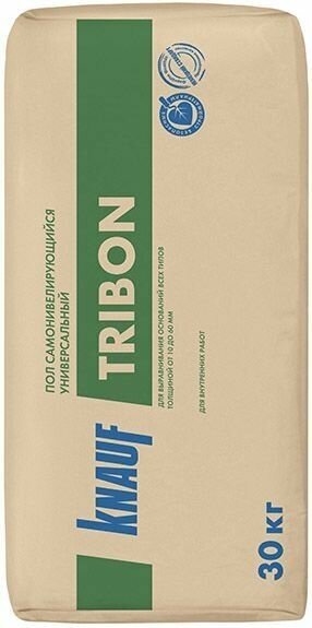 КНАУФ Трибон самовыравнивающийся наливной пол (30кг) / KNAUF Tribon пол самовыравнивающийся универсальный (30кг)