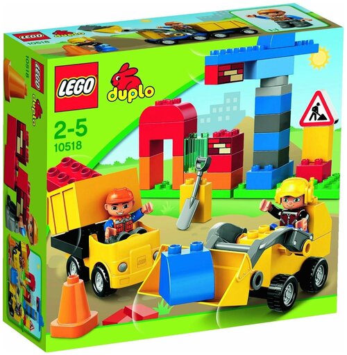 Конструктор LEGO DUPLO 10518 Моя первая стройплощадка, 43 дет.