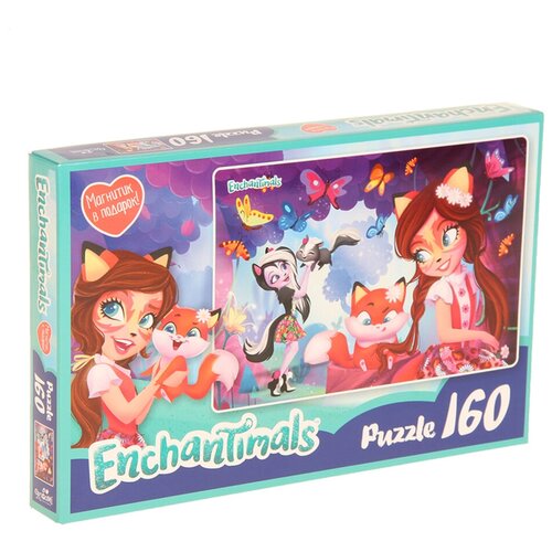 Пазл Origami Enchantimals Фелисити и Сейдж (03543), 160 дет. пазл 160 эл энчантималс фелисити и сейдж